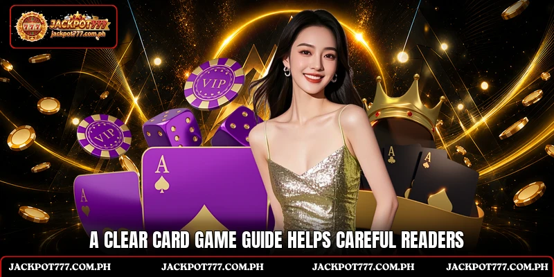 A clear card game guide helps careful readers
