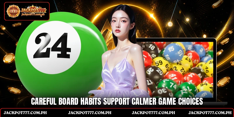 Careful board habits support calmer game choices