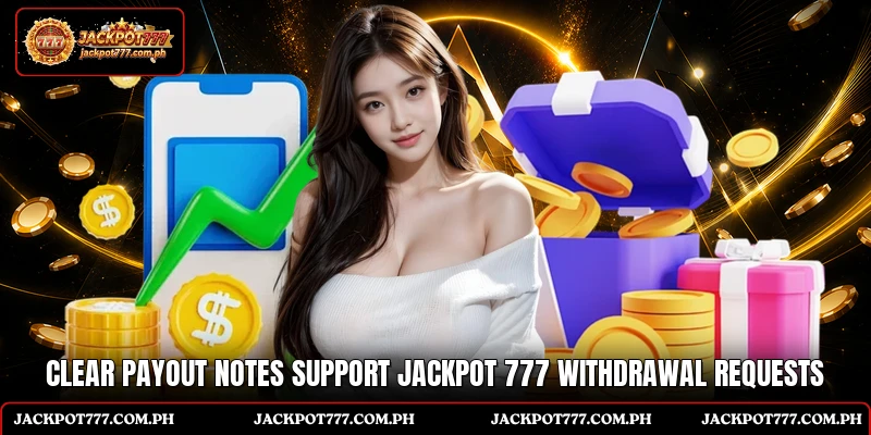 Clear payout notes support Jackpot 777 withdrawal requests