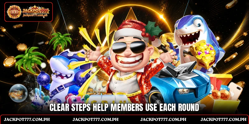 Clear steps help members use each round