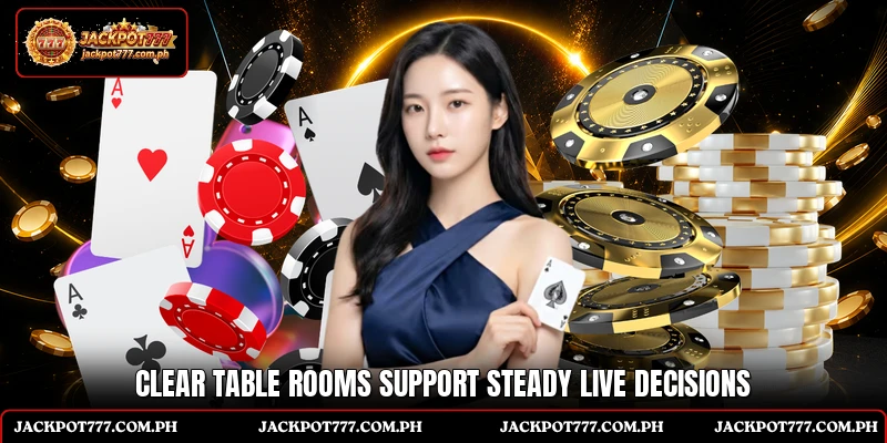 Casino Live Action X - Clear Live Play For Real Tables 6 Clear table rooms support steady live decisionsClear table rooms support steady live decisions