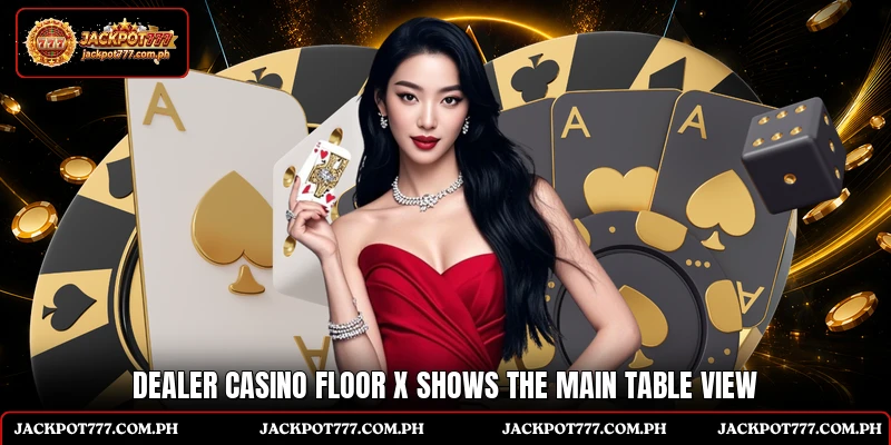 Dealer Casino Floor X shows the main table view