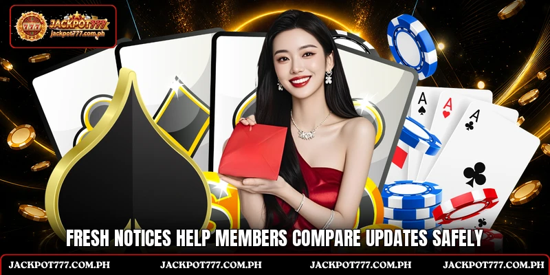 Blog 6 Fresh notices help members compare updates safely