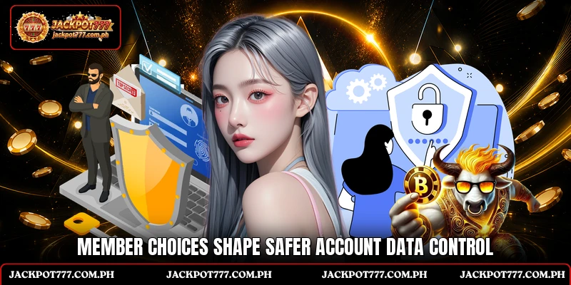 Member choices shape safer account data control