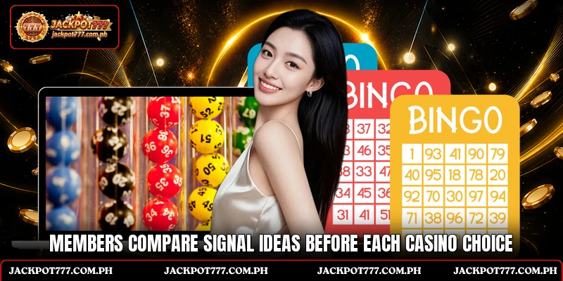Members compare signal ideas before each casino choice