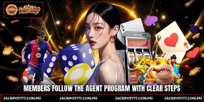 Members follow the agent program with clear steps